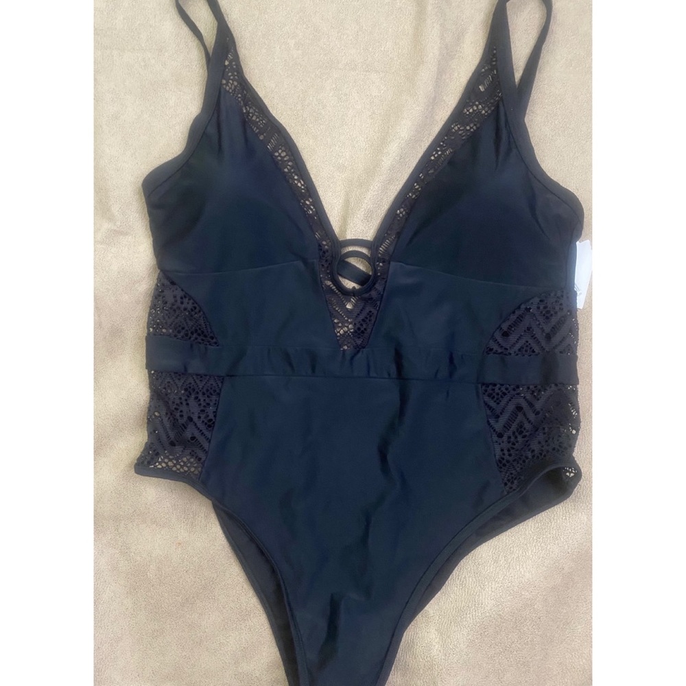 NWT Lace Peekaboo Swimsuit By YMI